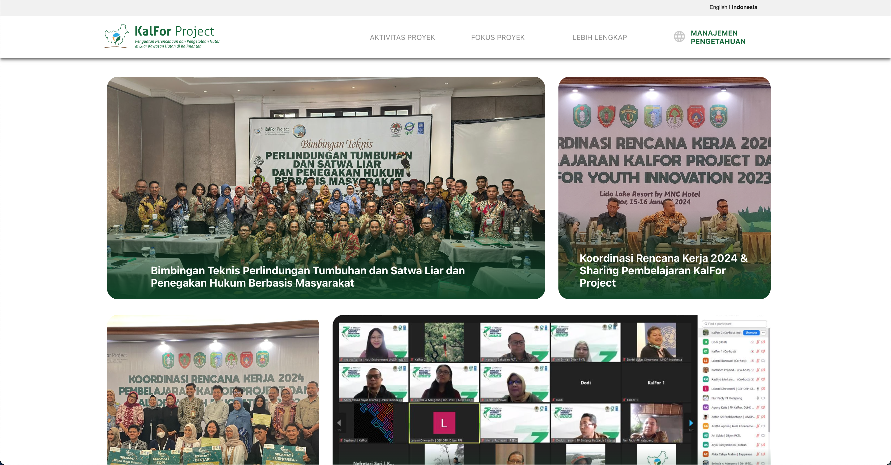 Website Kalimantan Forest